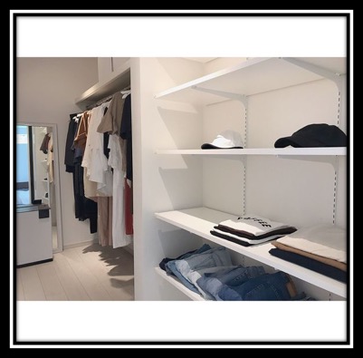 便利なウォークインクローゼット