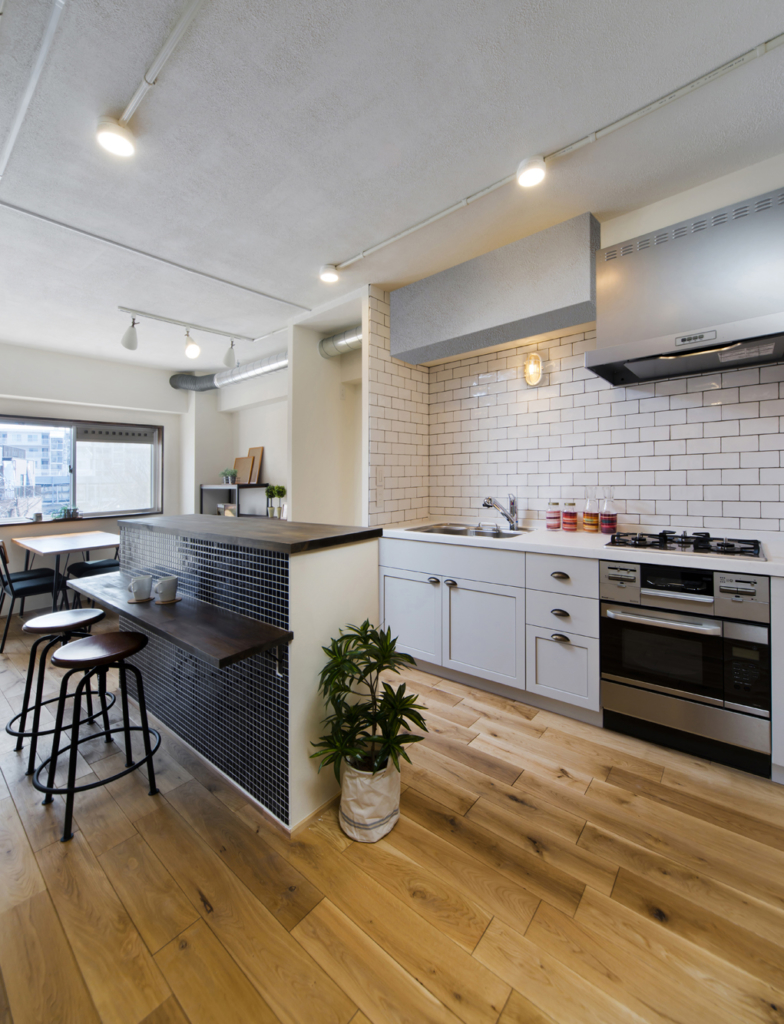 キッチンとカウンター