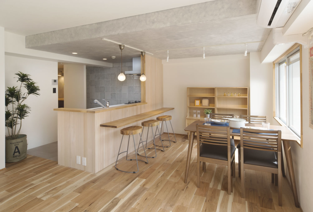 会話が絶えないダイニングキッチン