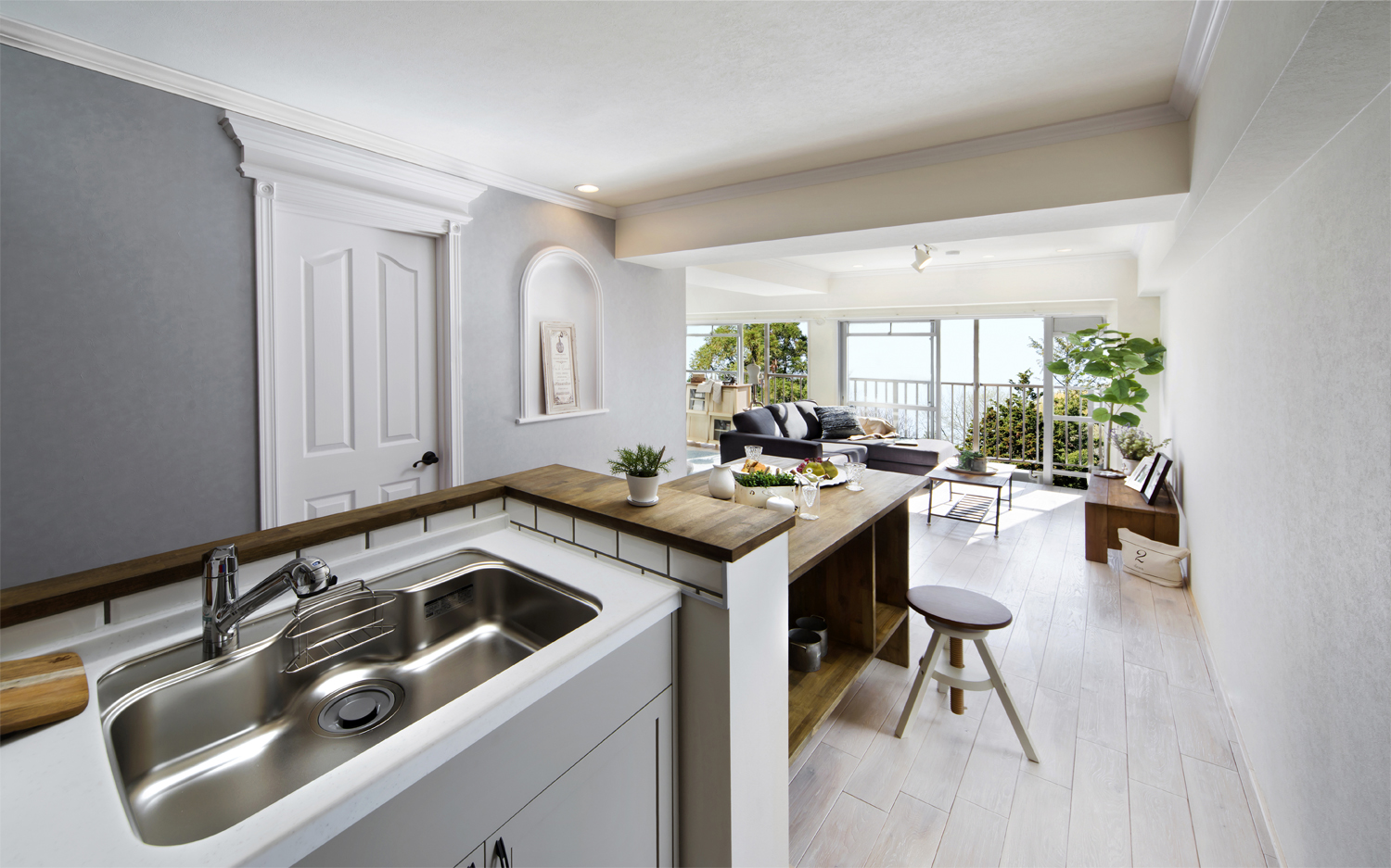 プロヴァンス風キッチン