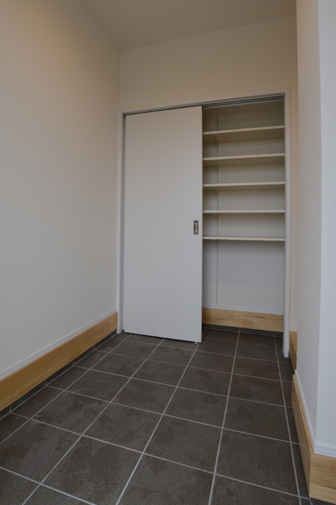 自転車の置ける玄関ホール