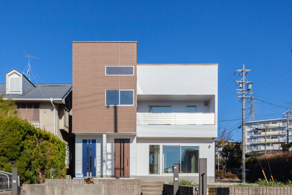 2世帯住宅の外観