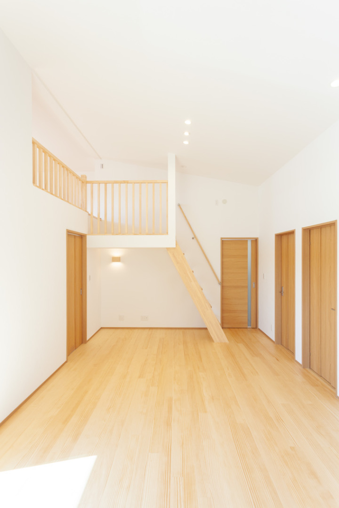 勾配天井とロフト