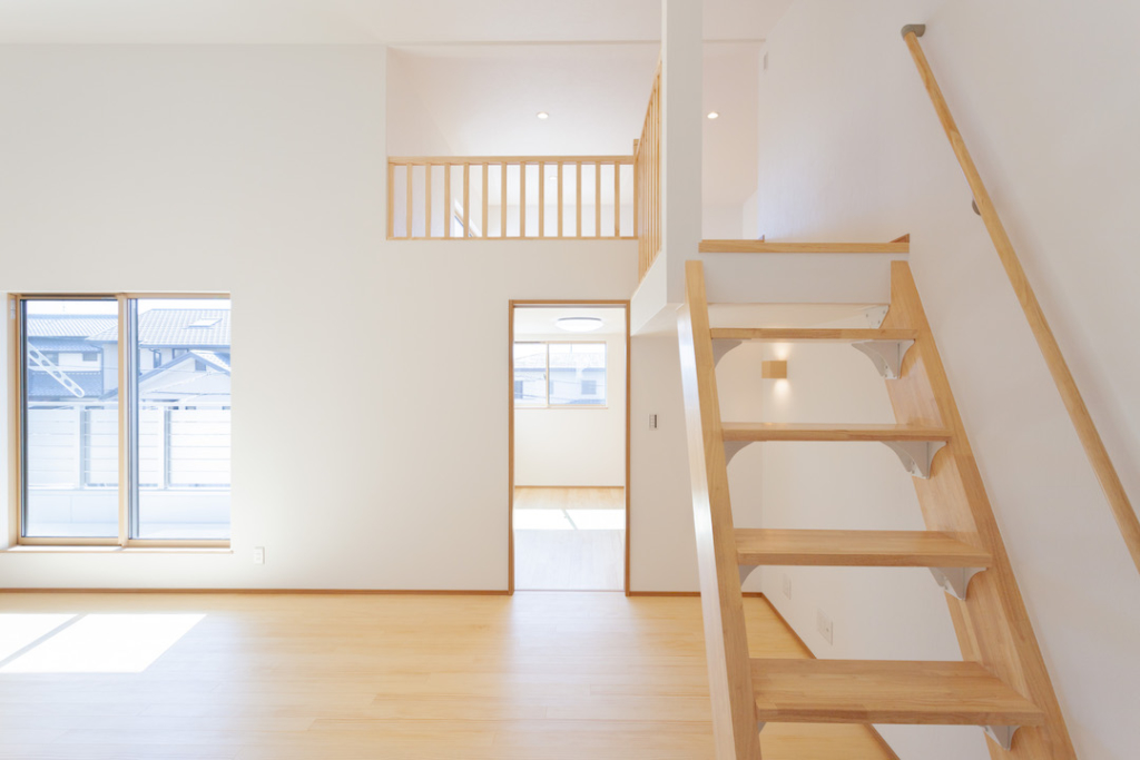 勾配天井とロフト