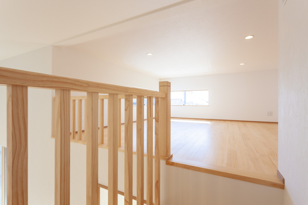 勾配天井とロフト