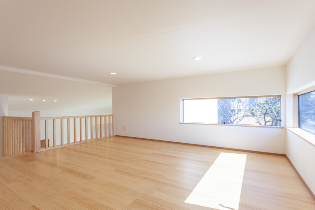 勾配天井とロフト