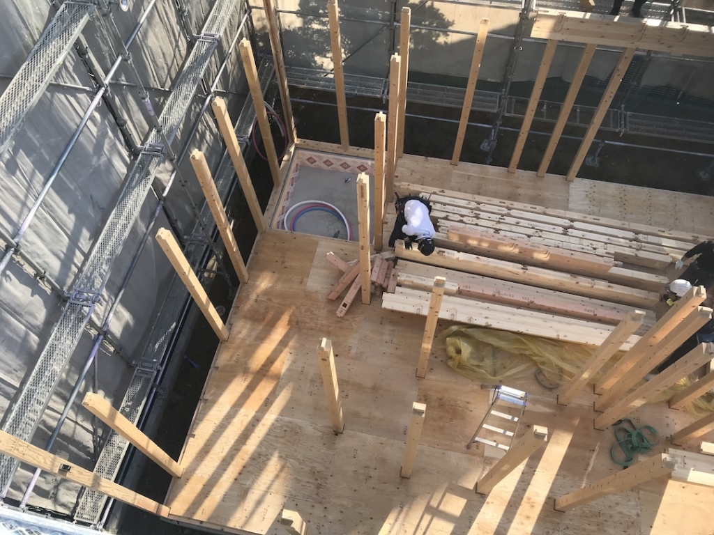 在来木造住宅の上棟