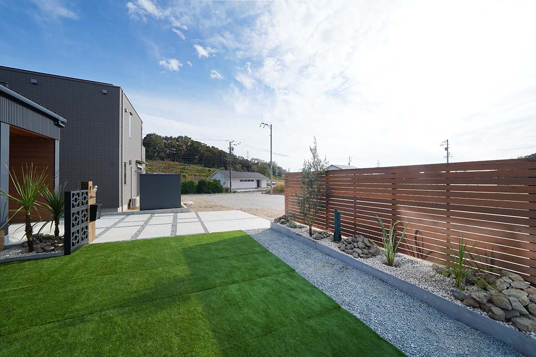 庭 人工芝 ドライガーデン