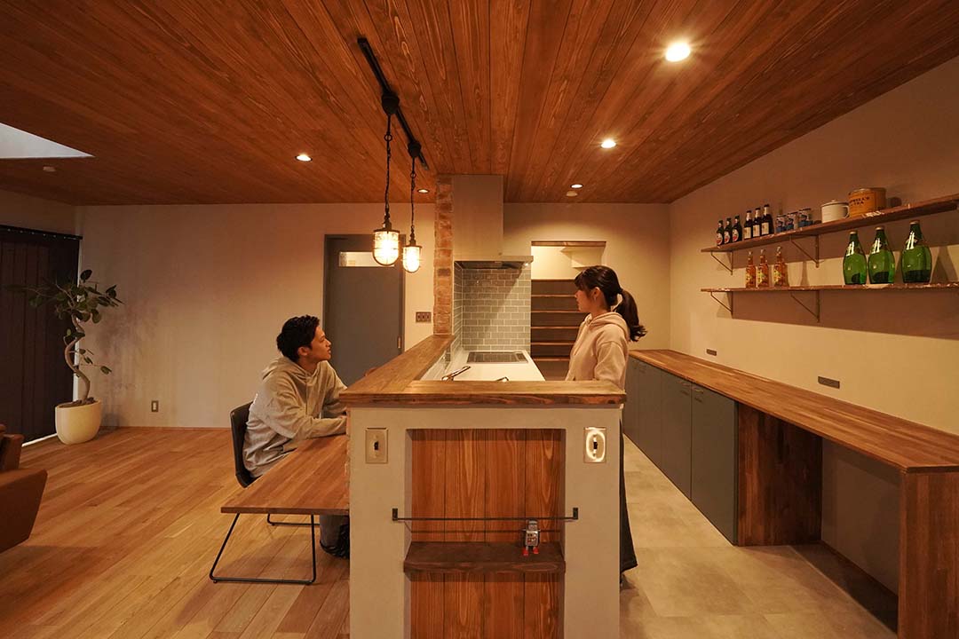 キッチン ニッチ　カウンターキッチン