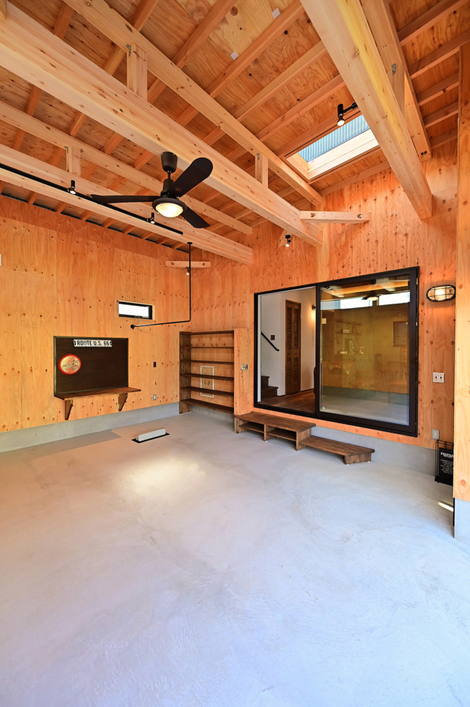 インナーガレージ ワークスペース 駐車場