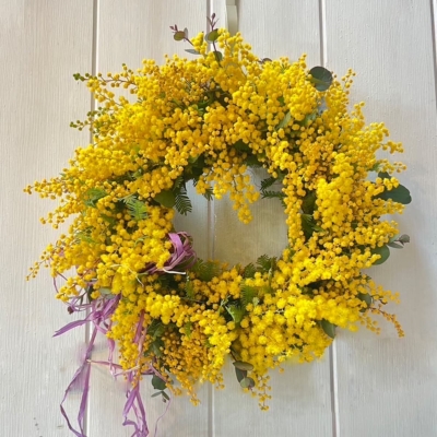 【3/6thu】ミモザのリース・スワッグ作り | ホロスプラスワークショップイベント